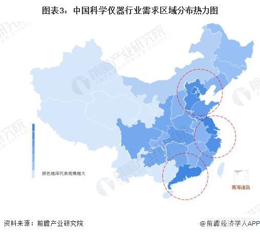 2022年中国科学仪器市场需求现状与发展趋势分析 北京需求潜力位于第一梯队