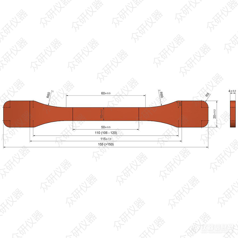 DIN EN ISO 527-2 Type 1B样品.jpg