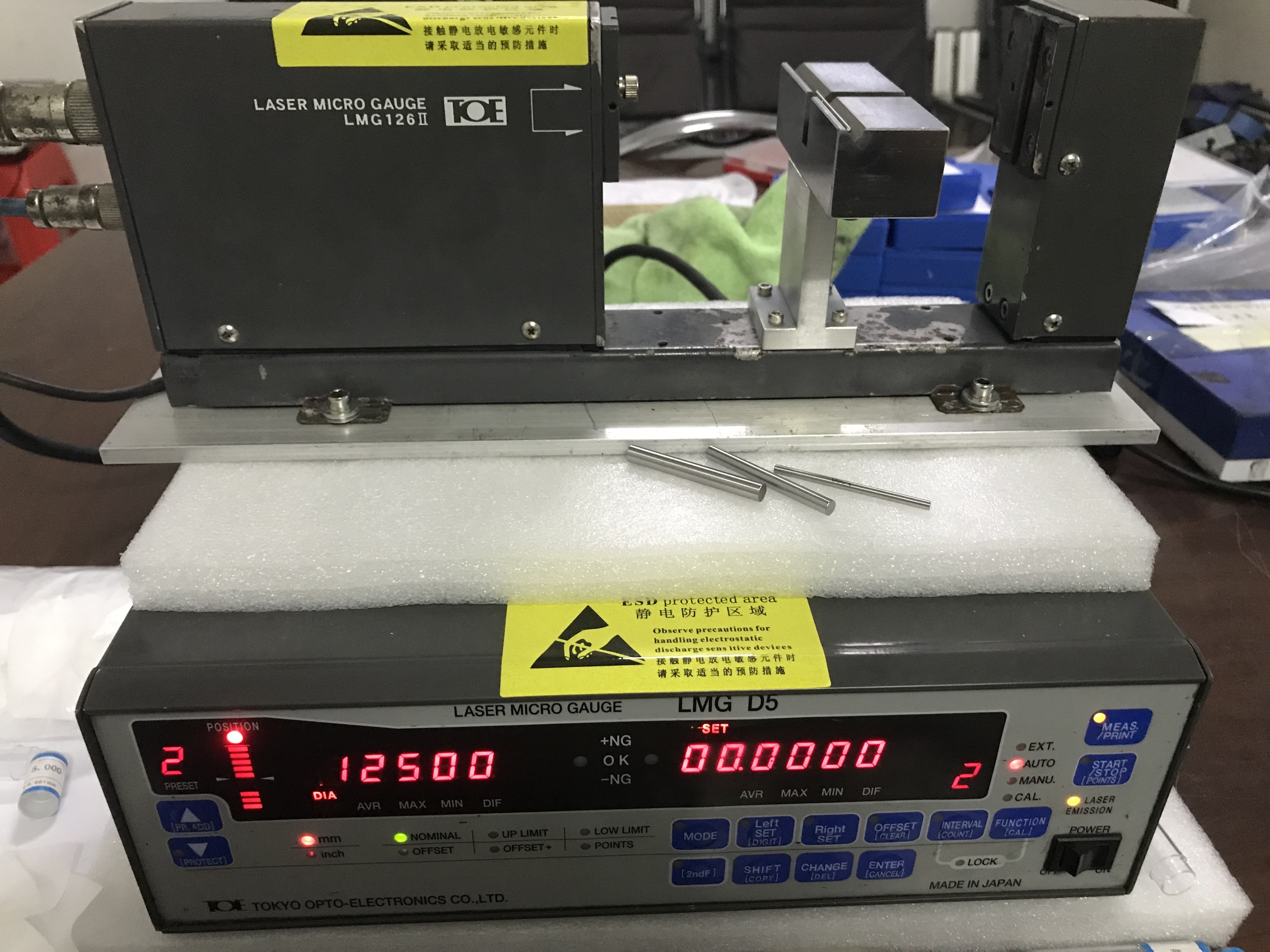 日本TOE东京光电子激光外径测量仪LMG-D5 LMG-126II