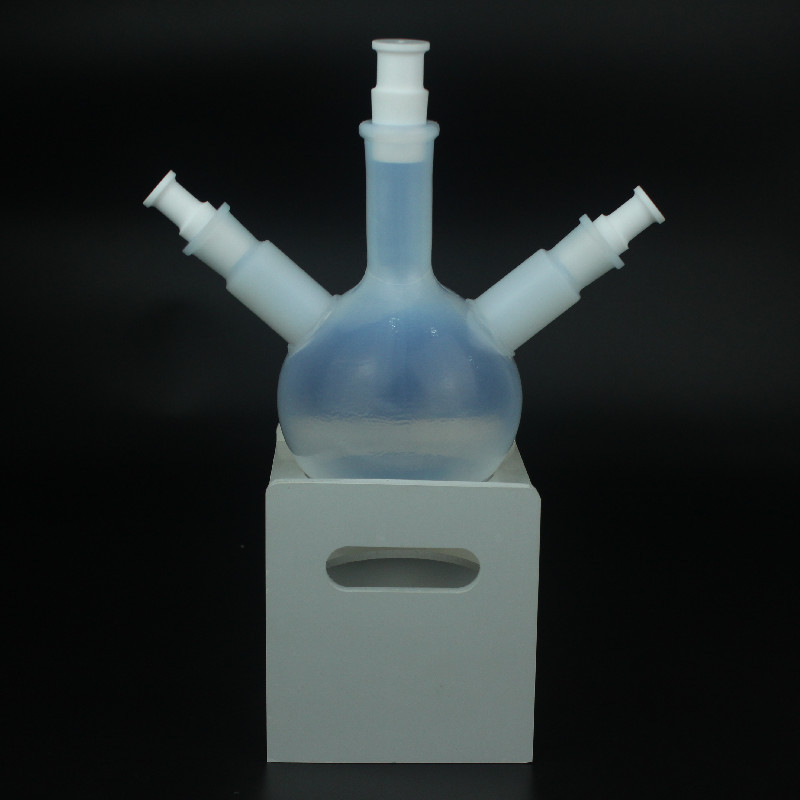 PFA圆底烧瓶定制颈数大容量特氟龙塑料耐受酸碱高温
