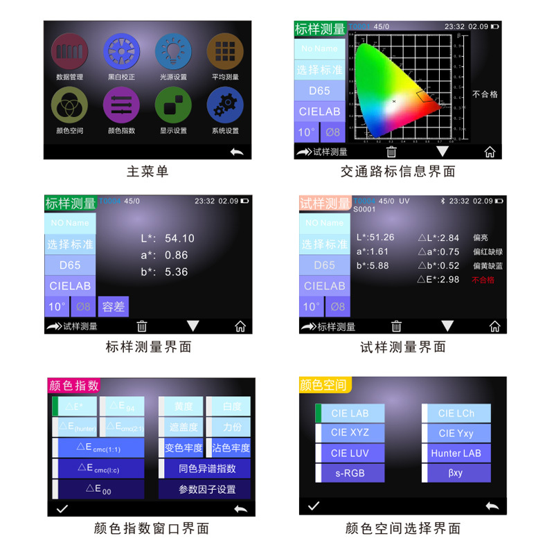 3nh三恩时YS4560plus比色计45/0分光测色仪CM2500C