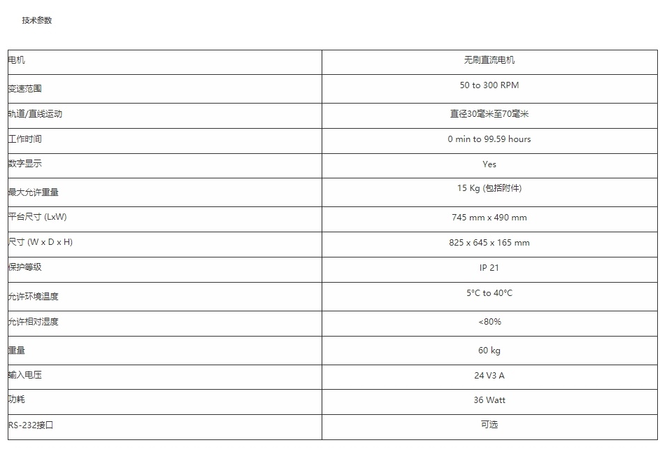 ISMART- iShak US 15平台摇床重达15公斤