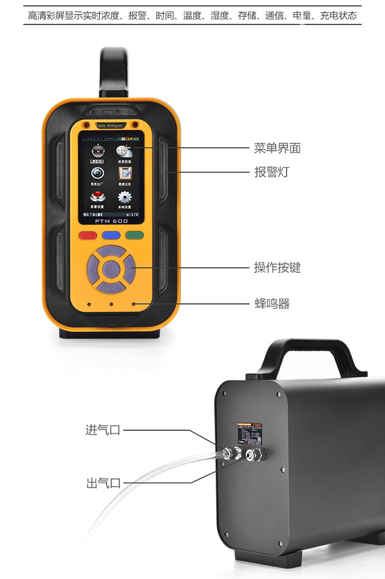 手提式氨气分析仪 PTM600-NH3