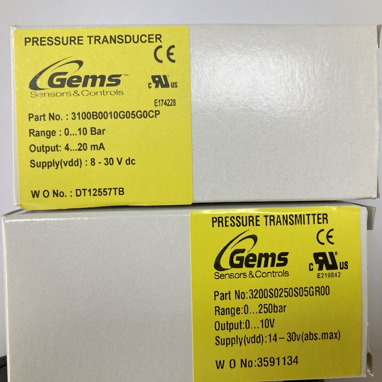 3100美国捷迈GEMS工业紧凑型溅射薄膜压力传感器