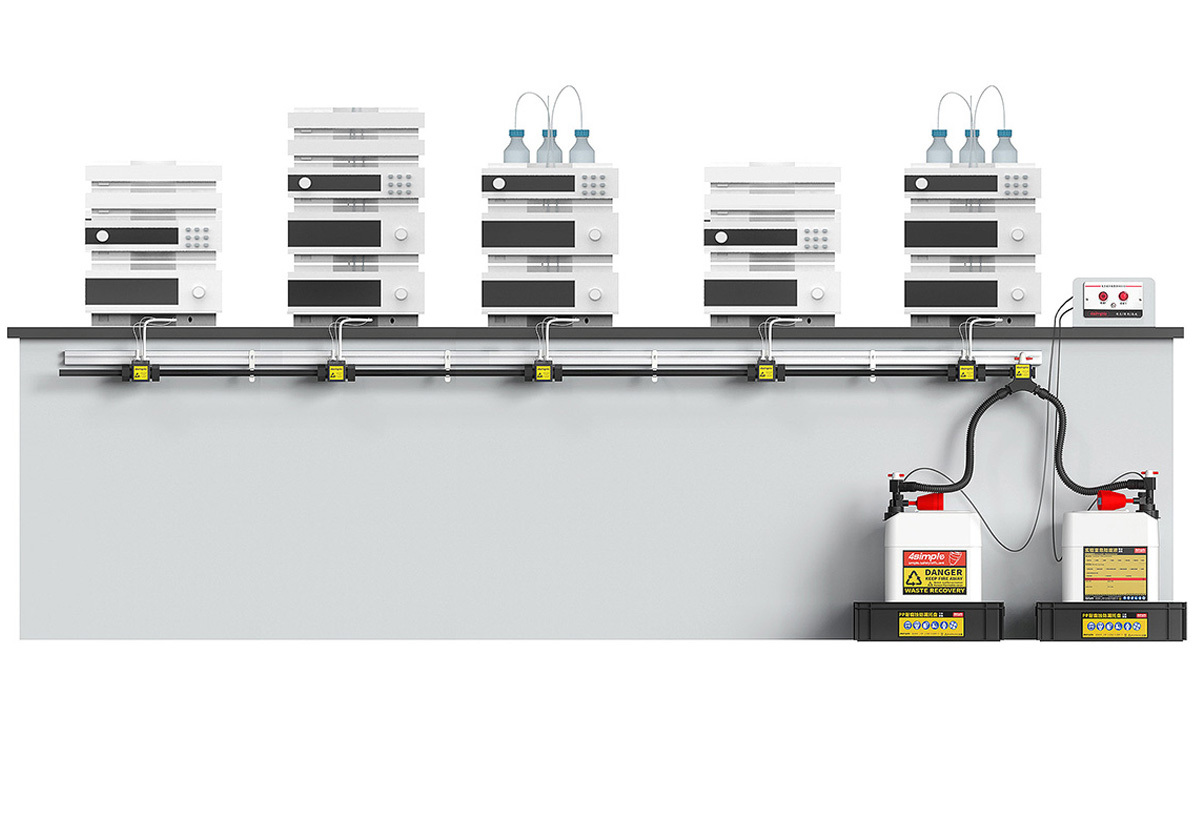 色谱液相HPLC实验室网管式废液收集系统