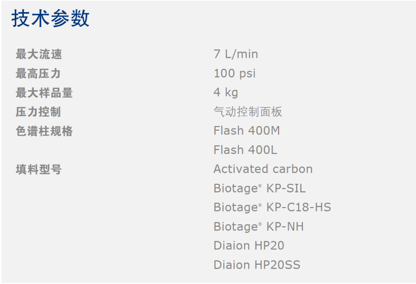 Flash 400快速制备液相色谱  瑞典Biotage 拜泰齐