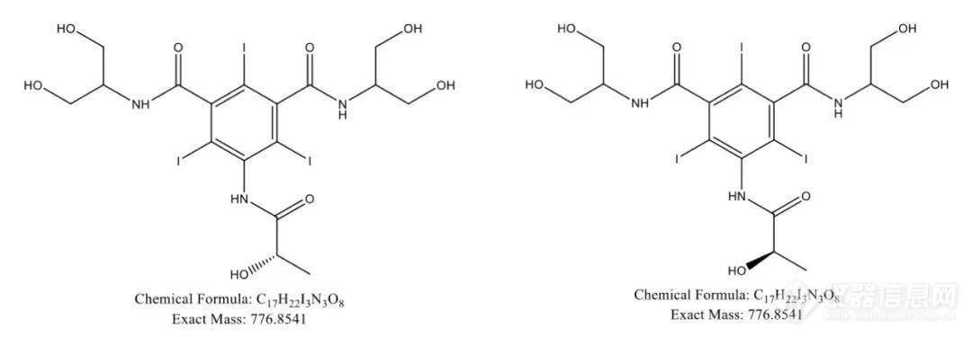 二维液相色谱丨含碘造影剂，你的微量手性杂质我来查