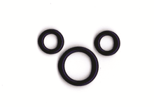 09210714PerkinElmer Viton-PTFE Coated O-Ring, 8.74 mm I.D., 