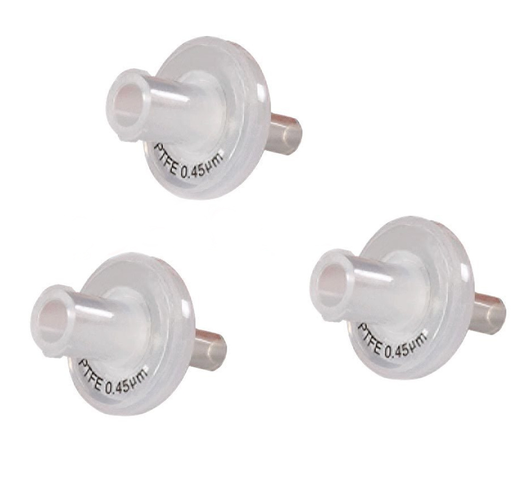  02542906 Clear PTFE (Hydrophobic) Syringe Filters, 0.22 μm,