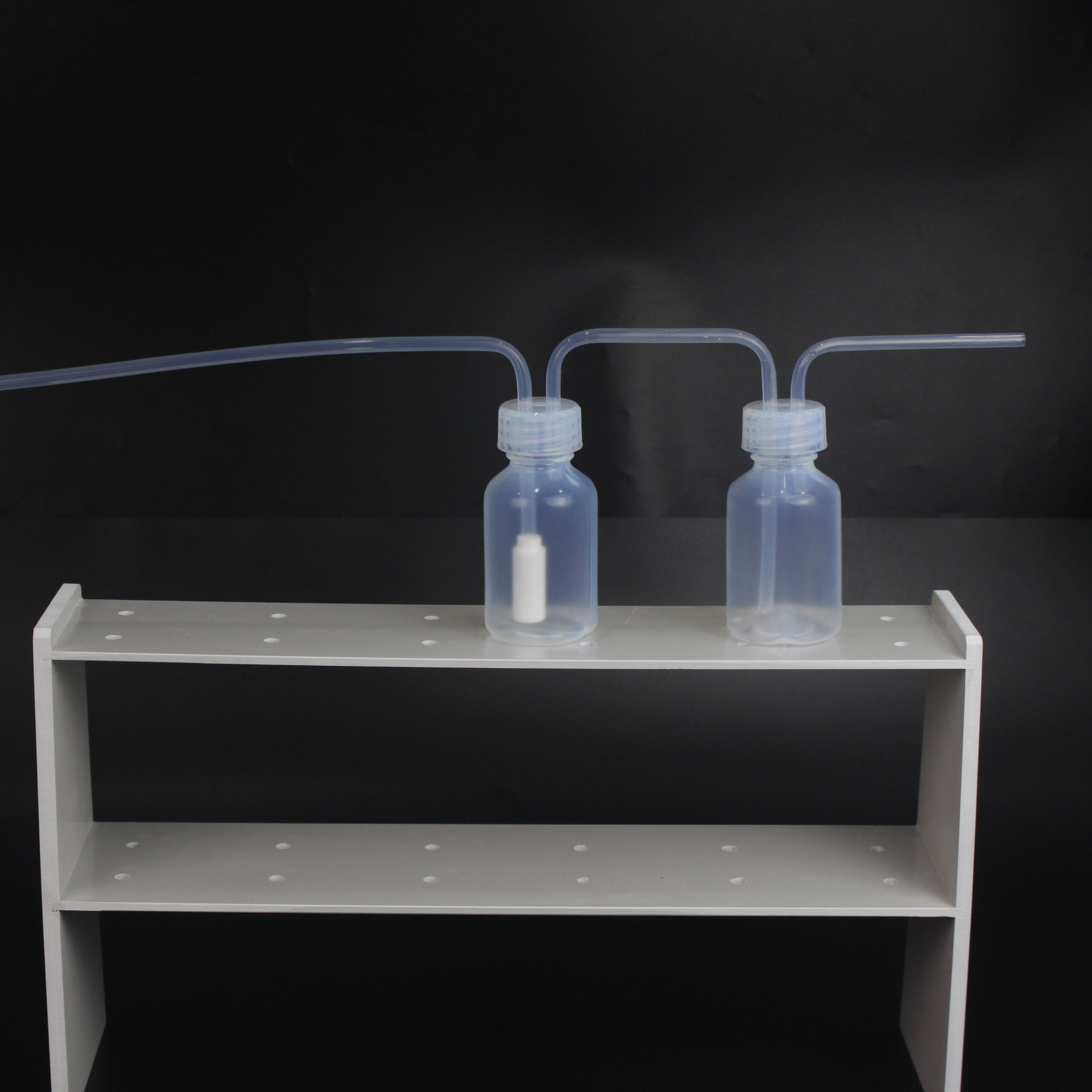  PFA 洗气瓶特氟龙塑料透明耐酸碱定制高温灭菌吸收瓶