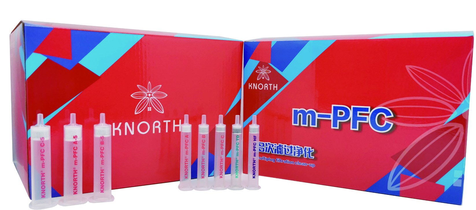 科德诺思农药残留 KNORTH m-PFC HF-B (谷物花生）快速滤过型净化柱                  