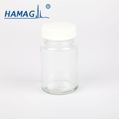 100ml哈迈样品瓶透明广口瓶 含盖+PTFE垫