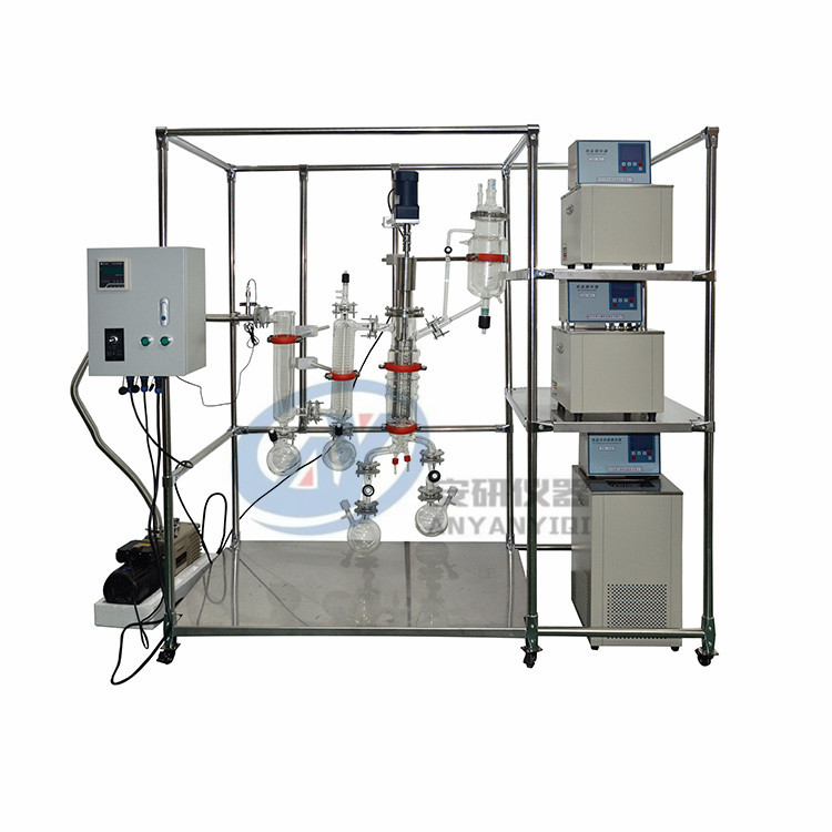 短程分子蒸馏仪AY-SP2L高硼硅玻璃材质