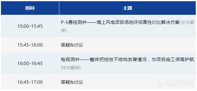 「欧美大地35周年」海洋工程勘察技术系列在线讲座：工程测井专题