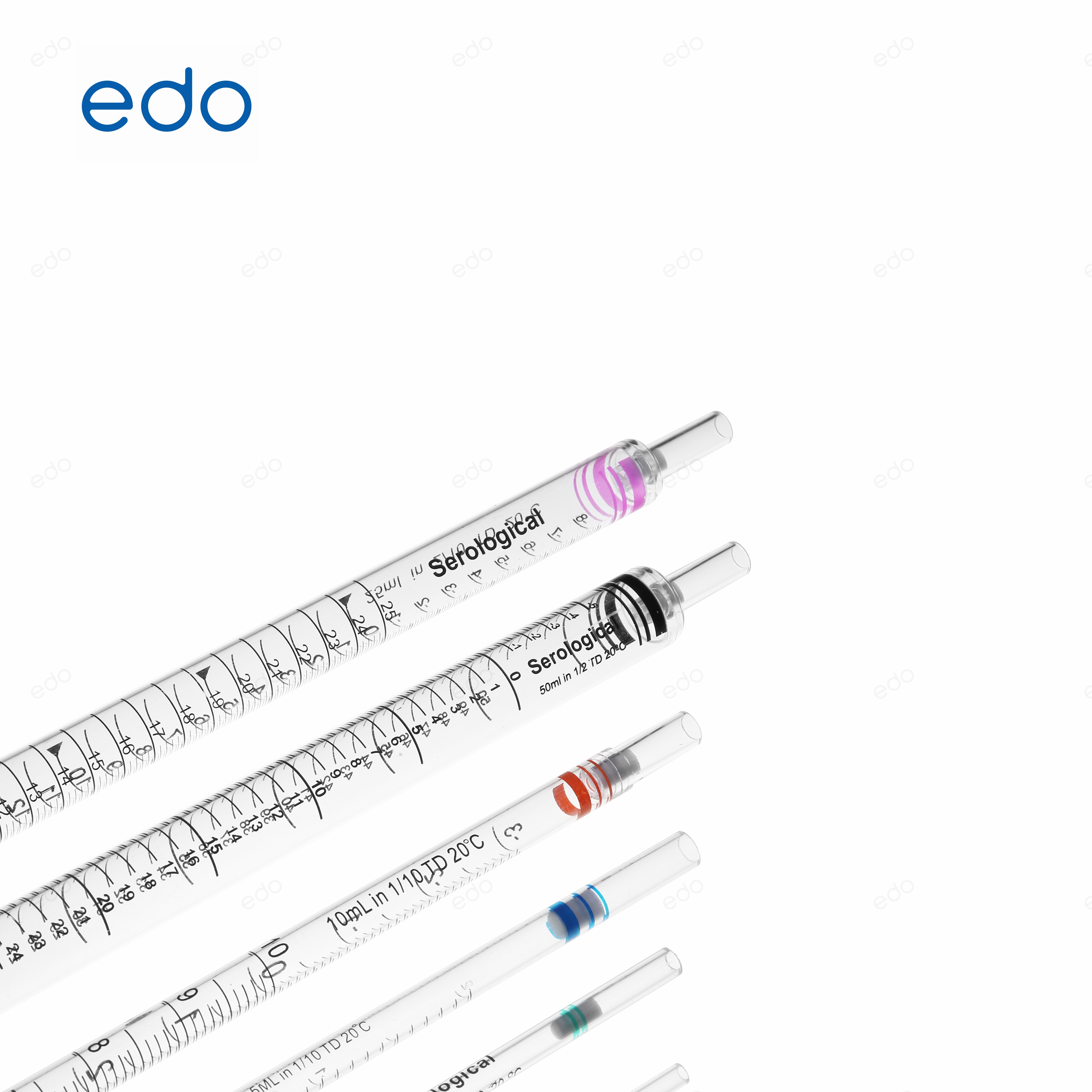 edo  1354001  移液管1ml，一次成型 1ml移液管 PS材质 双向读取 适配大容量移液器