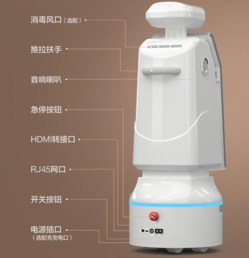 测温机器人厂家人脸识别商场医院健康码防疫电子哨兵