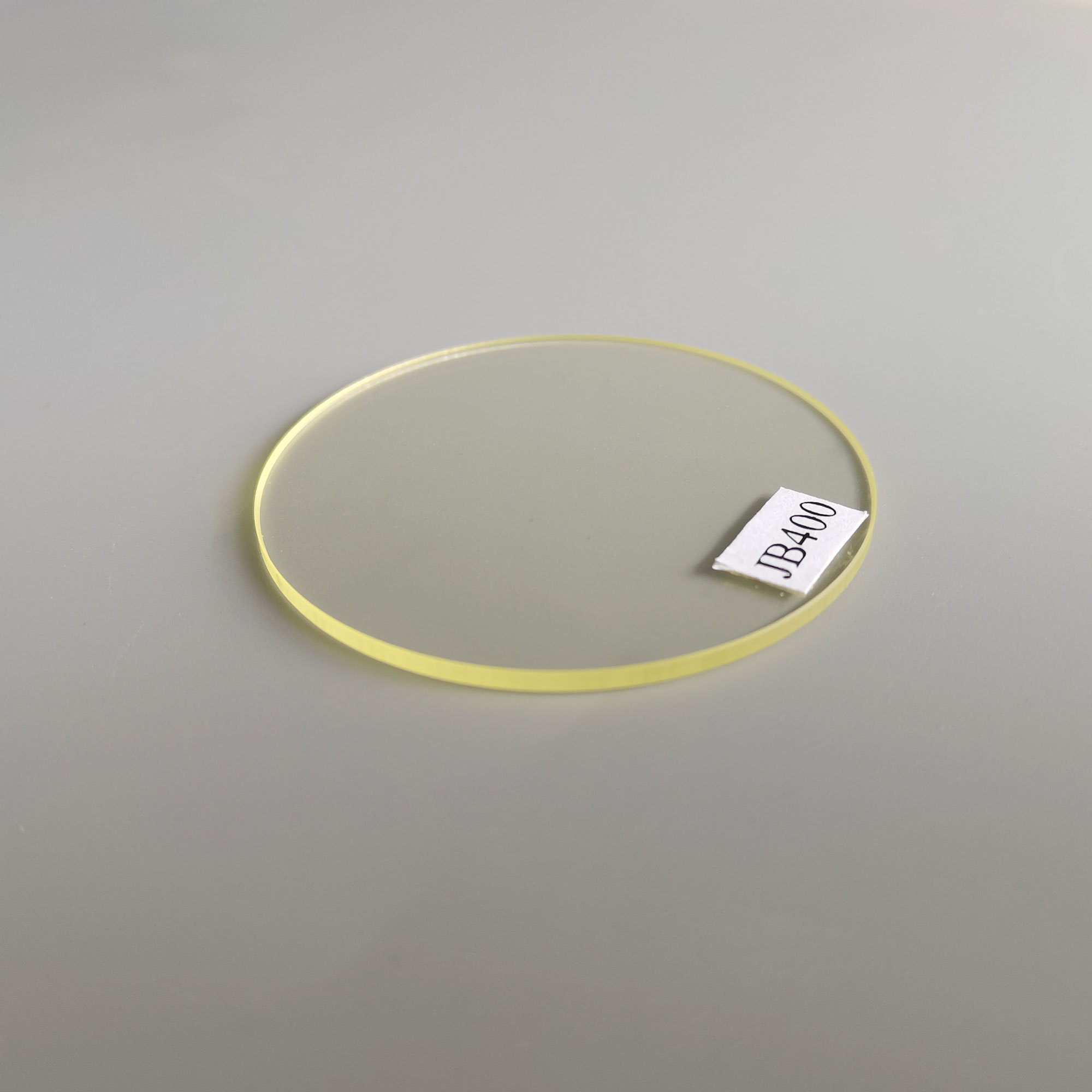 振华有色光学黄色玻璃400nm-2500nm长波通滤光片加工