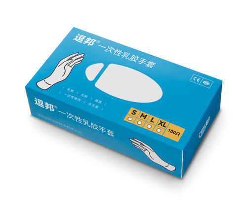 逗邦 实验室通用耗材 常规手套 乳胶手套 S