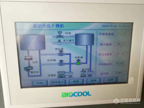 杭州固拓采购博医康Pilot10-15Es冻干机4