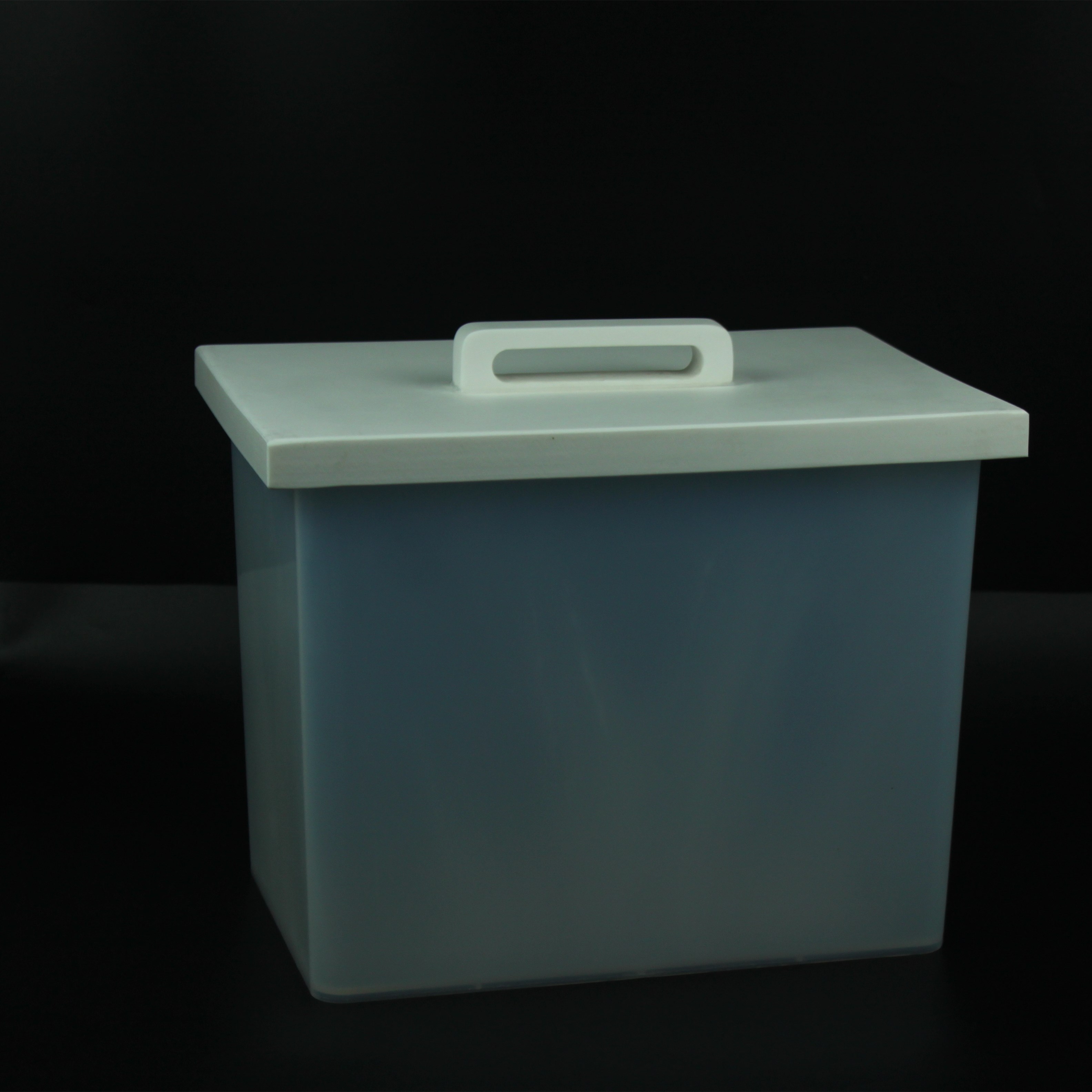 新材料半导体用PFA酸缸浸泡桶清洗桶清洗缸15L带四氟盖子
