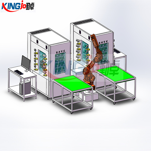 自动化高低温老化试验机，带工装高低温老化试验箱