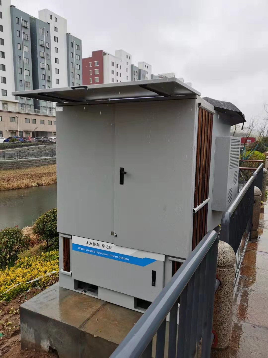 室外可移动水质监测站房 多参数水质监测仪 岸边站 污水在线监测系统 微型水站
