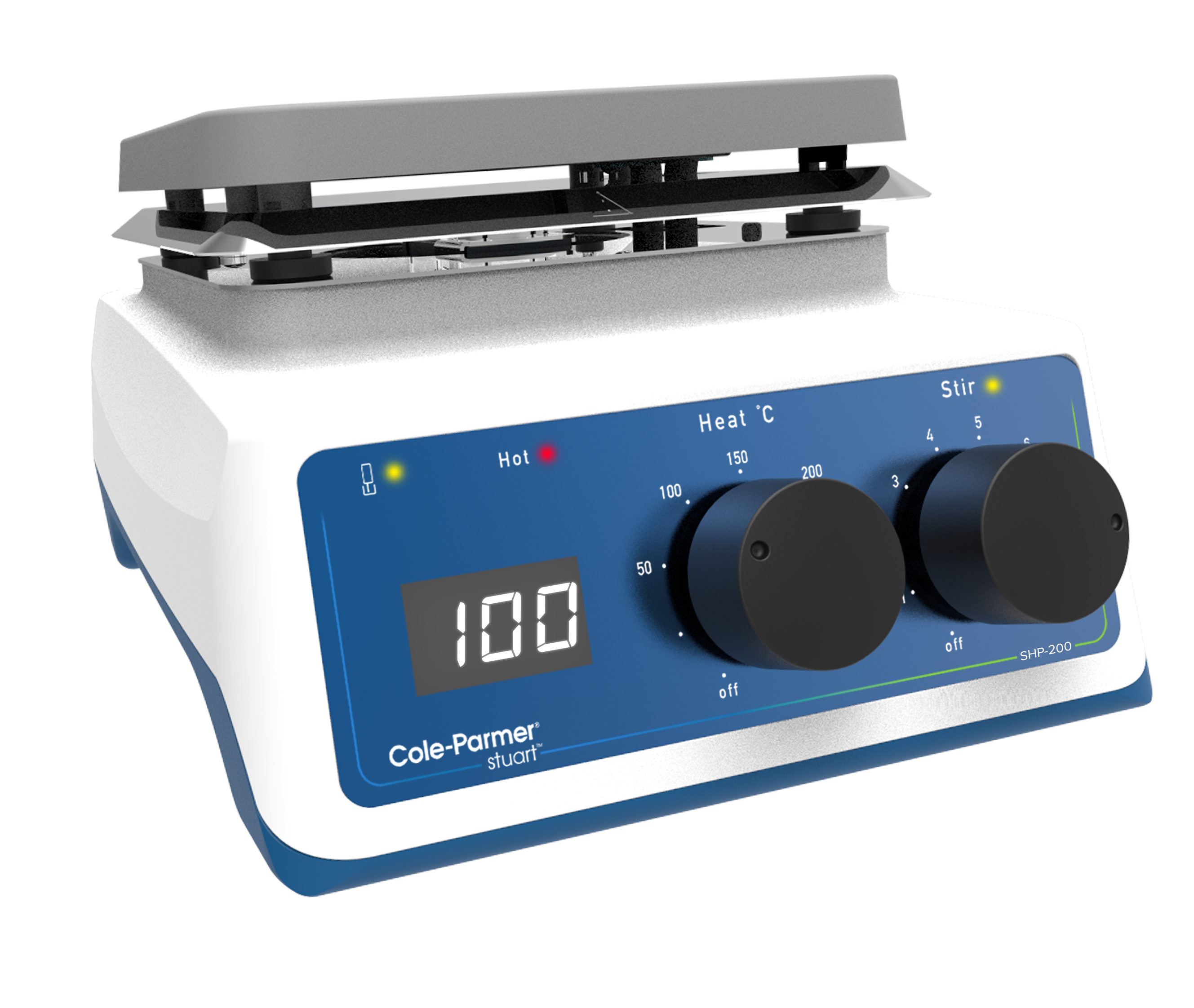 Cole-Parmer SHP-200D-C 小型数显磁力加热搅拌器 加热板