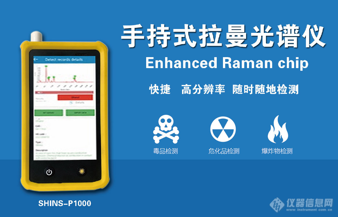 【赛纳斯】手持式拉曼光谱仪让芬太尼无处可逃