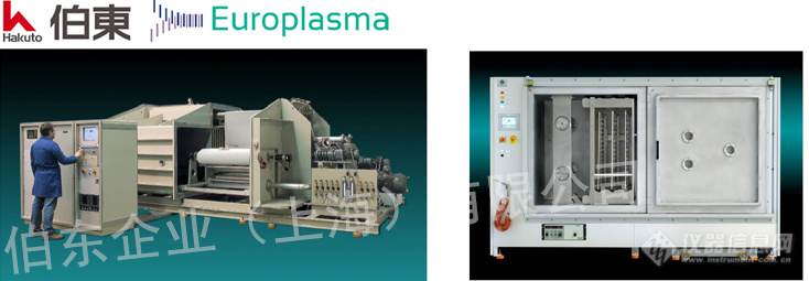 Europlasma 卷对卷等离子设备