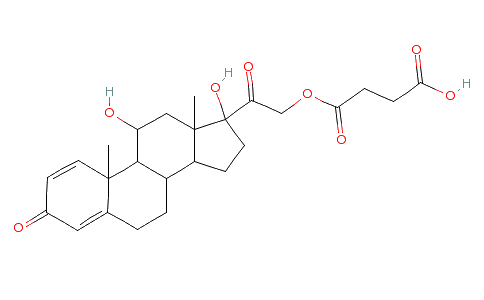 2920-86-7泼尼松龙半琥珀酸酯;21-半琥珀酸强的松龙酯分子式_分子量_CAS号查询 -仪器信息网