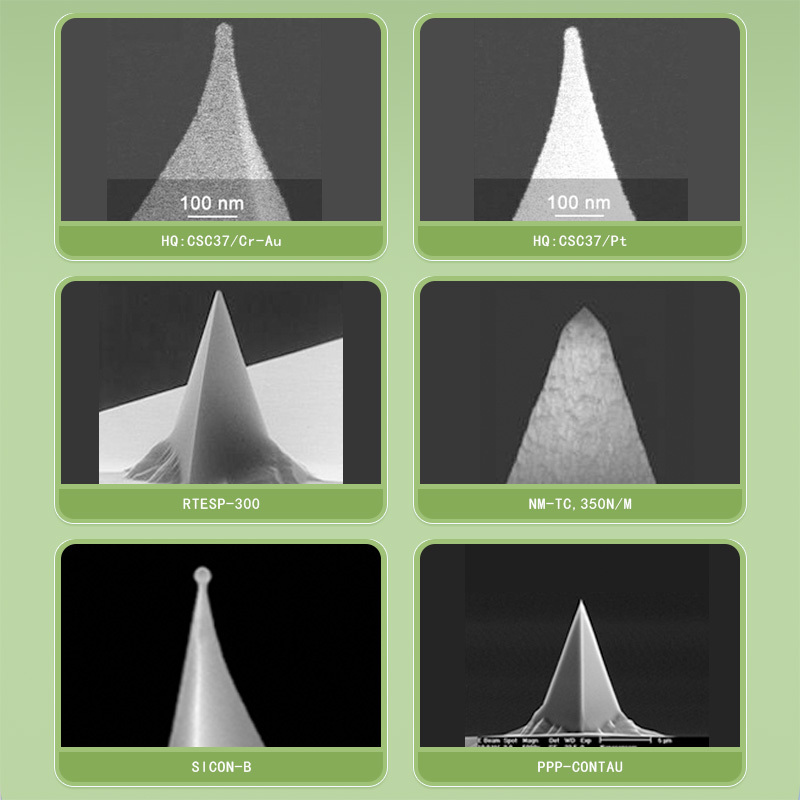 MikroMasch 原子力显微镜AFM探针SPM 硅针尖