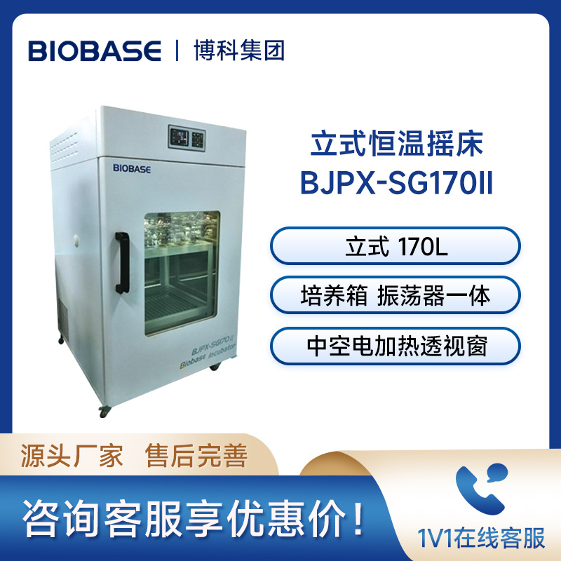 博科BIOBASE恒温振荡培养箱BJPX-SG170Ⅱ台式恒温振荡摇床
