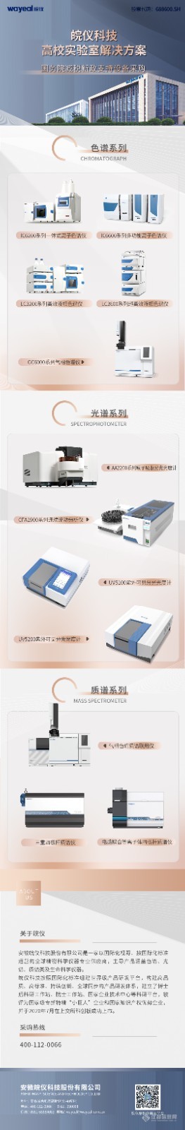 国家减税助创新 | 皖仪科技全系列高端科学仪器邀您选购