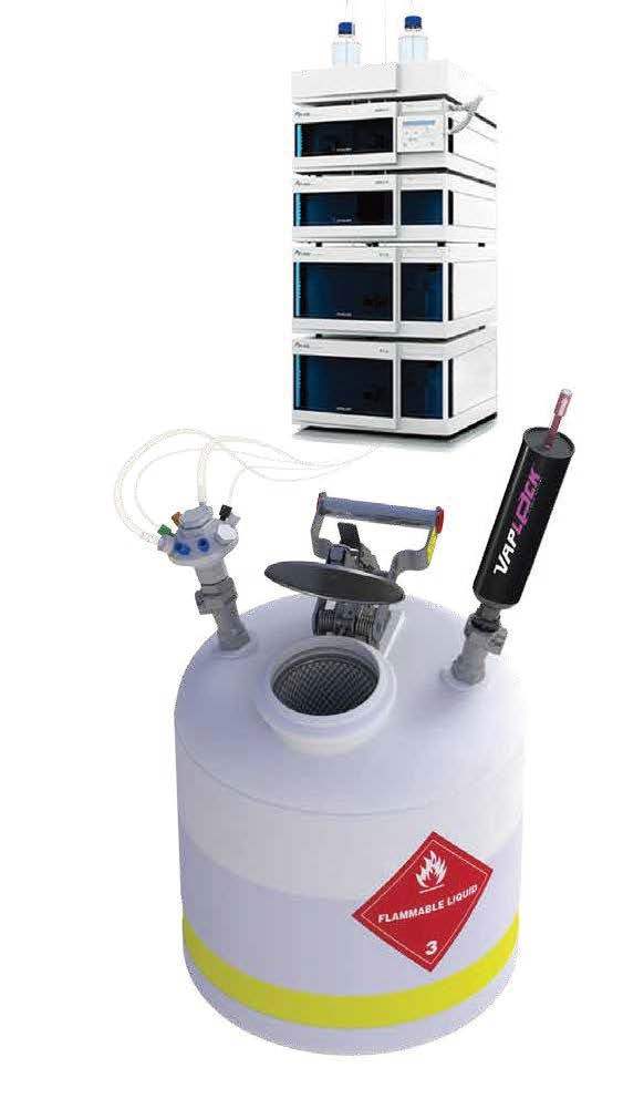 Spex VapLock™液相色谱废液密闭收集套装 PTFE收集盖+废液桶