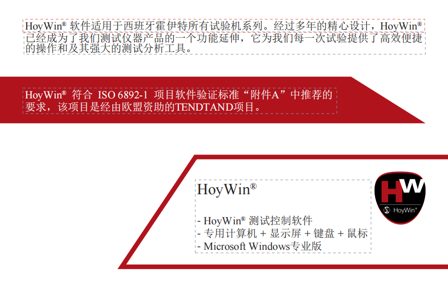 HoyWin 材料测试及控制软件