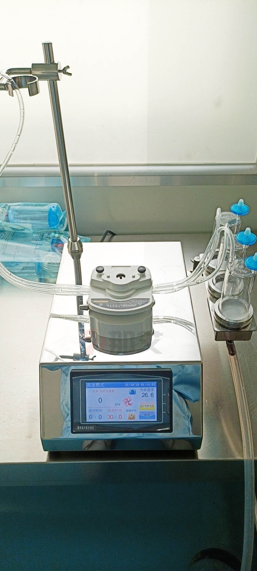无菌检验用全封闭集菌器,可配合薄膜过滤器用于药品、食品、饮料等行业的微生物限度检查