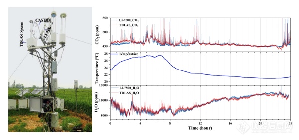 科学岛团队在温室气体通量监测方面取得新进展
