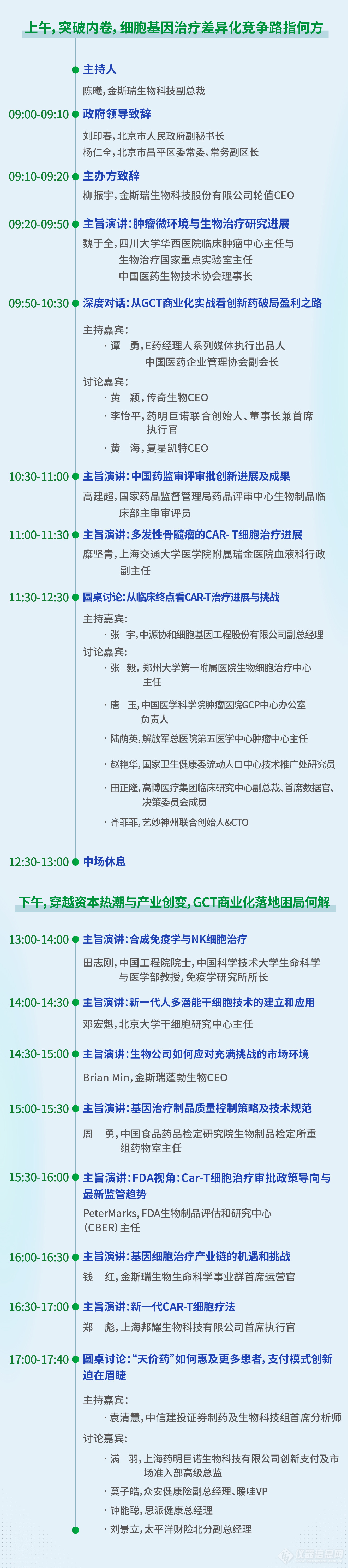 直播链接公布！重磅专家齐聚云端丨第四届金斯瑞细胞基因治疗产业发展与合作论坛开幕在即！