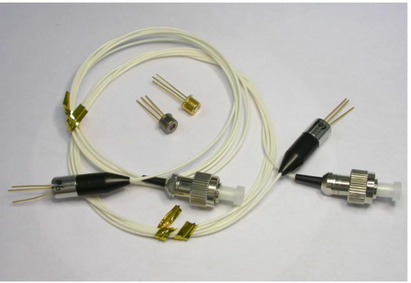 硅 Si PIN光电二极管/大光敏面/法兰式/ 光纤耦合式/超快（TO封装） 400-1100nm