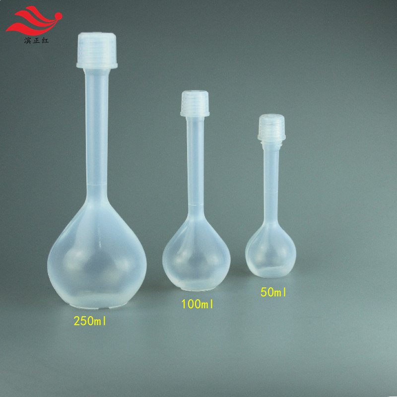 PFA容量瓶新材料新能源用10-1000ml定容瓶半导体行业用透明容量瓶