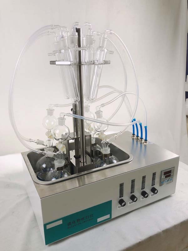 山东水质硫化物酸化吹扫仪JT-DCY-4SL操作介绍