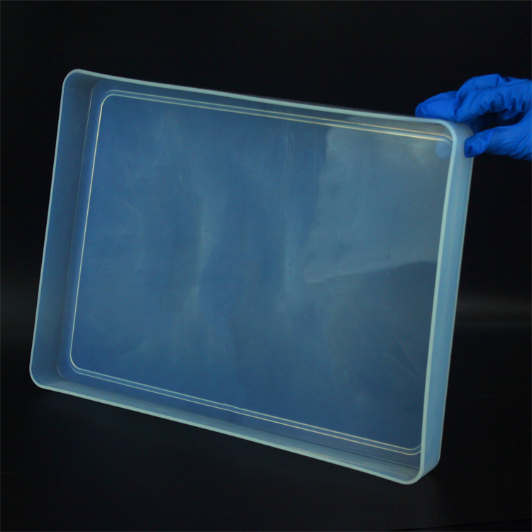 pfa透明聚四氟乙烯方盘散盘培养皿pfa耐酸碱盒子
