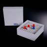 36格冻存盒90-1536巴罗克白色，适用于15ml离心管