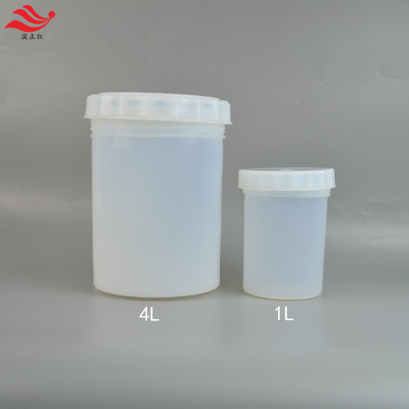 PFA反应瓶1000ml特氟龙透明反应罐4L大口径耐酸碱消煮罐清洗桶