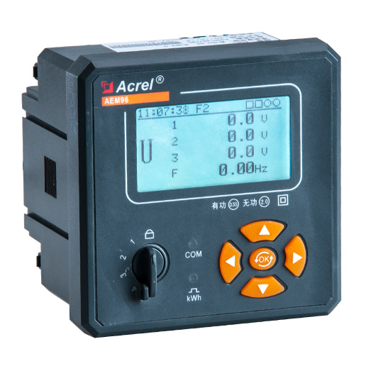 三相嵌入式电能计量表 安科瑞AEM72 分次谐波测量 拨码设计
