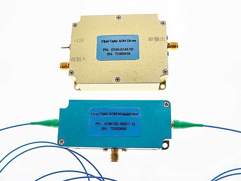 1064/1310/1550/1650nm AOM 2端口/单模/保偏双路输出光纤耦合声光调制器