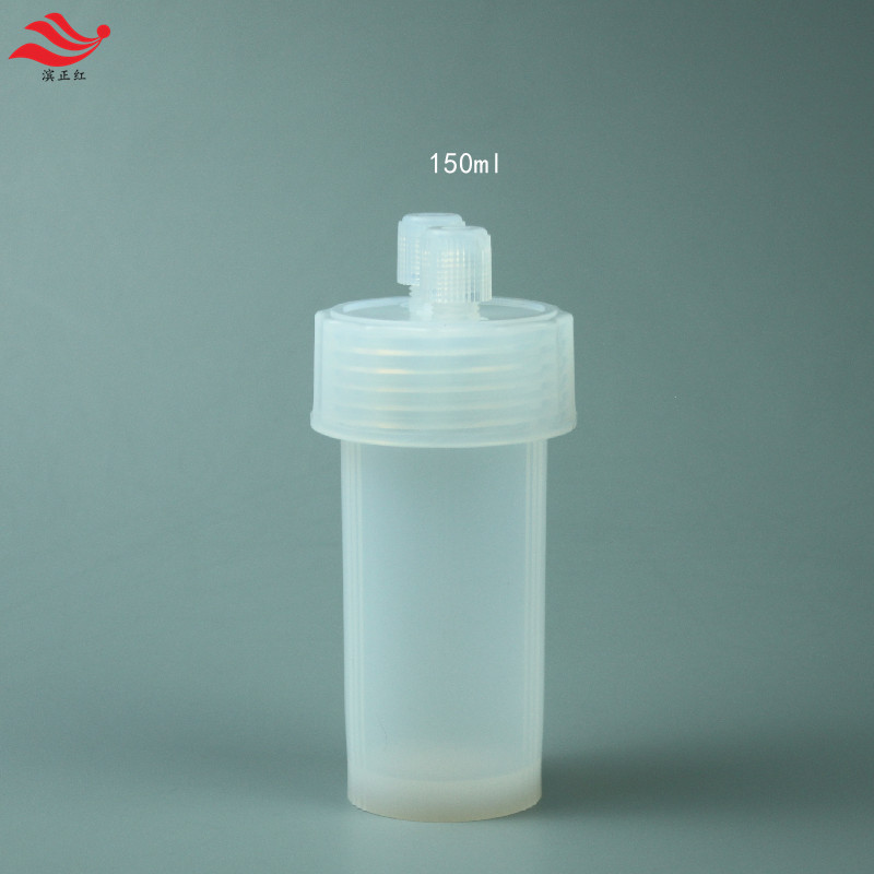PFA反应罐透明耐腐蚀消化瓶吸收瓶1/4管冲击瓶特氟龙反应瓶洗气瓶
