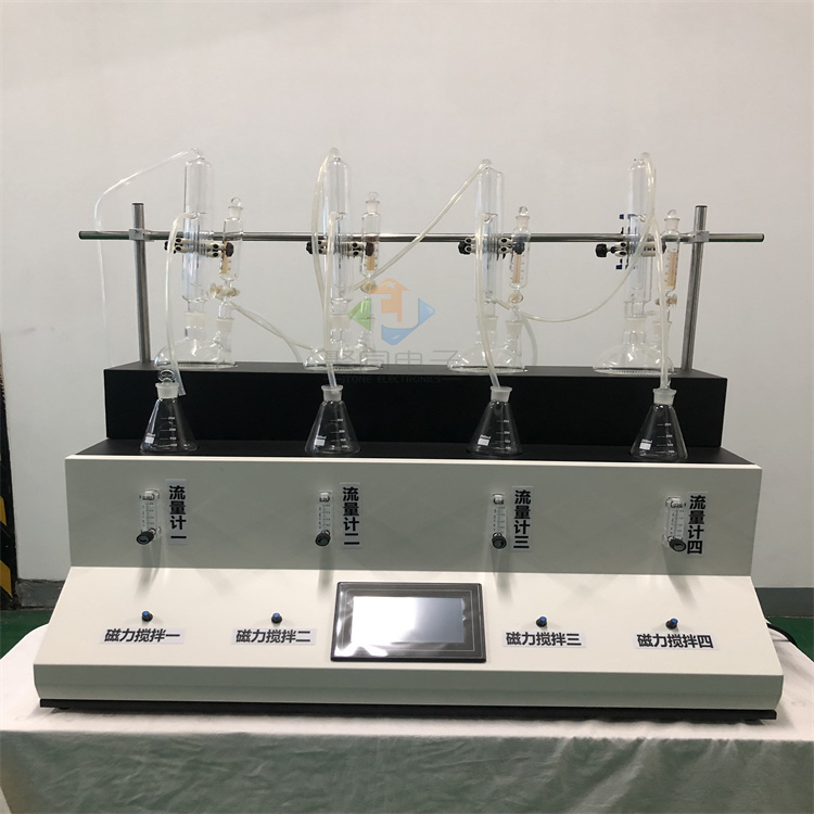 上海六联二氧化硫检测仪SO2-6000内置冷却水循环机