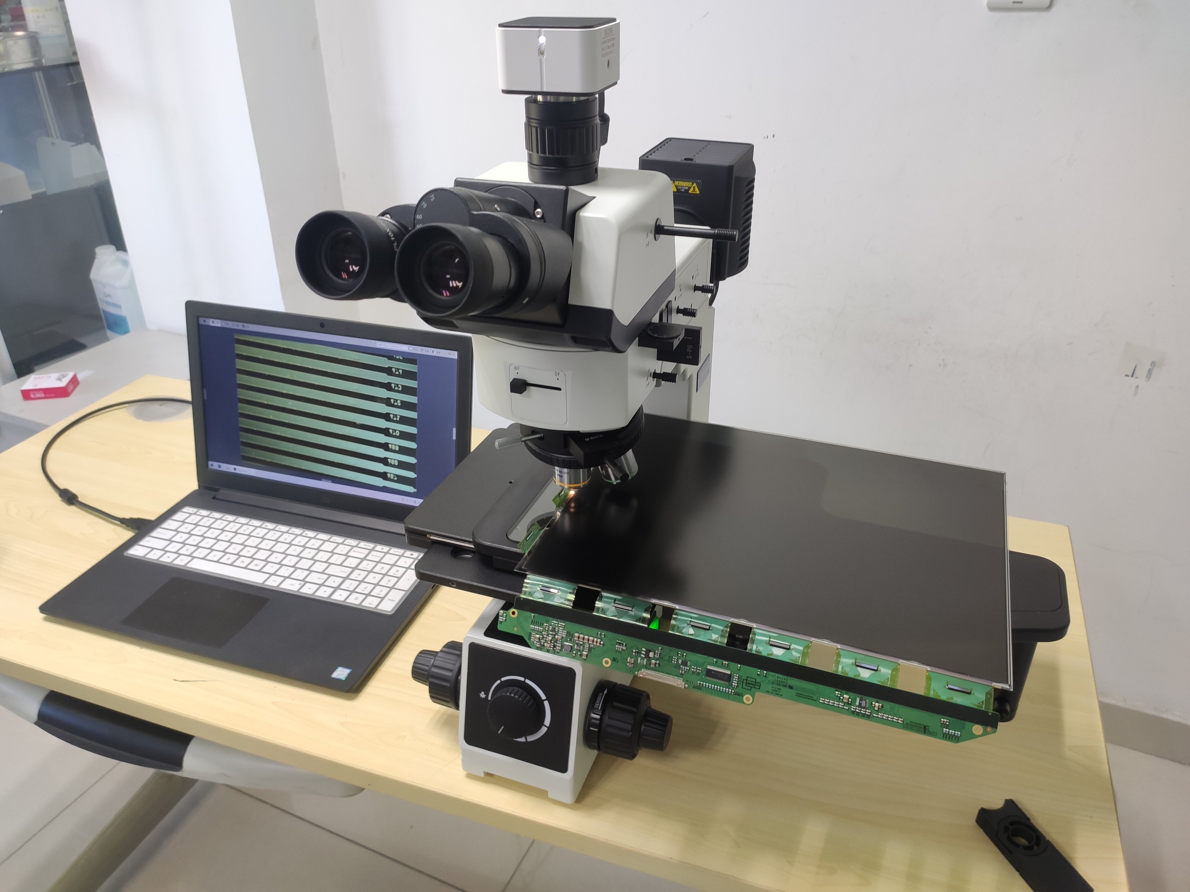蔡康大平台显微镜晶元检测芯片681012寸晶圆明暗场DIC显微镜