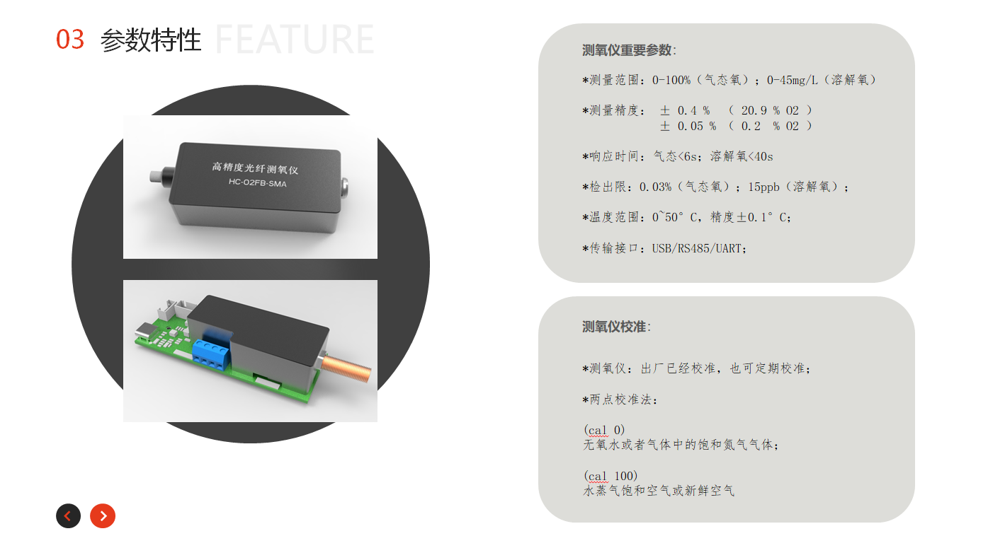 在线光学氧传感器 光纤DO电极 